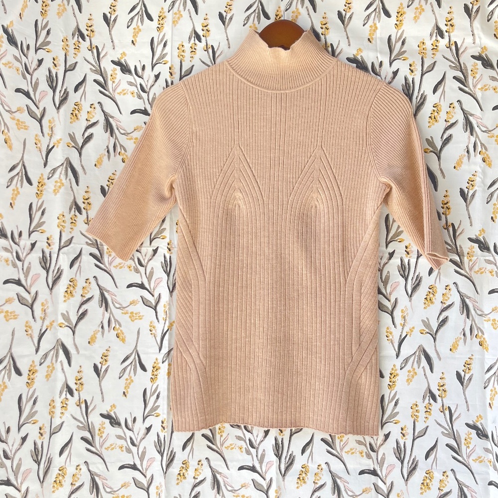 NWT LITA BY CIARA MOCK NECK SHIRT